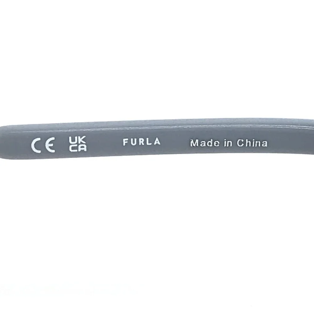 Furla Eyeglasses Frames VFU835 COL.0E91 Blue Gold Butterfly Wire Rim 54-16-140
